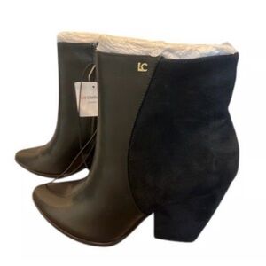 Liz Claiborne Utopia Sleek Black Ankle Booties